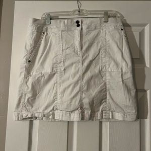 Karen Scott summer white skort